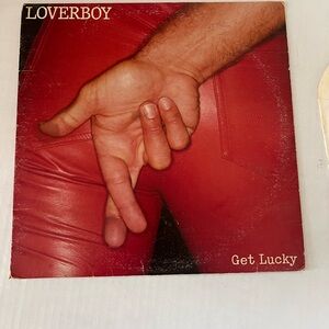 Loverboy Get Lucky Red Vinyl Album Cover